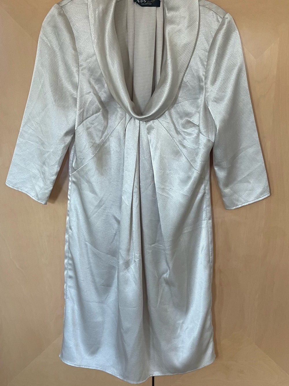 A.B.S. Satin Cocktail Wedding Guest Dress